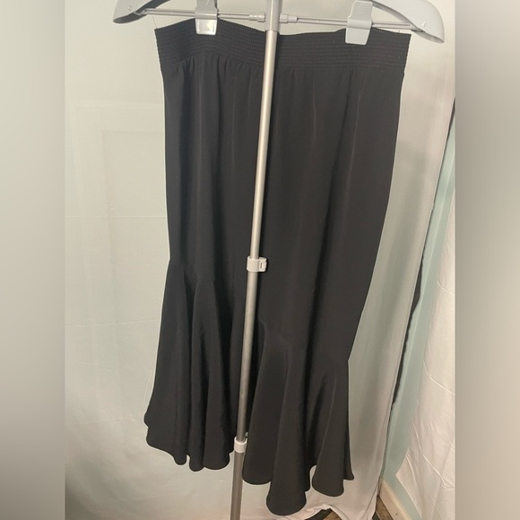 Three‎ Flaggs vintage VTG Elegant Black Skirt SIZE 10 - Picture 7 of 9